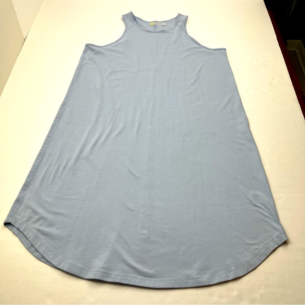 Zella Athletic Dress Sleeveless Athleisure Womens Size Medium Light Blue *FLAWS